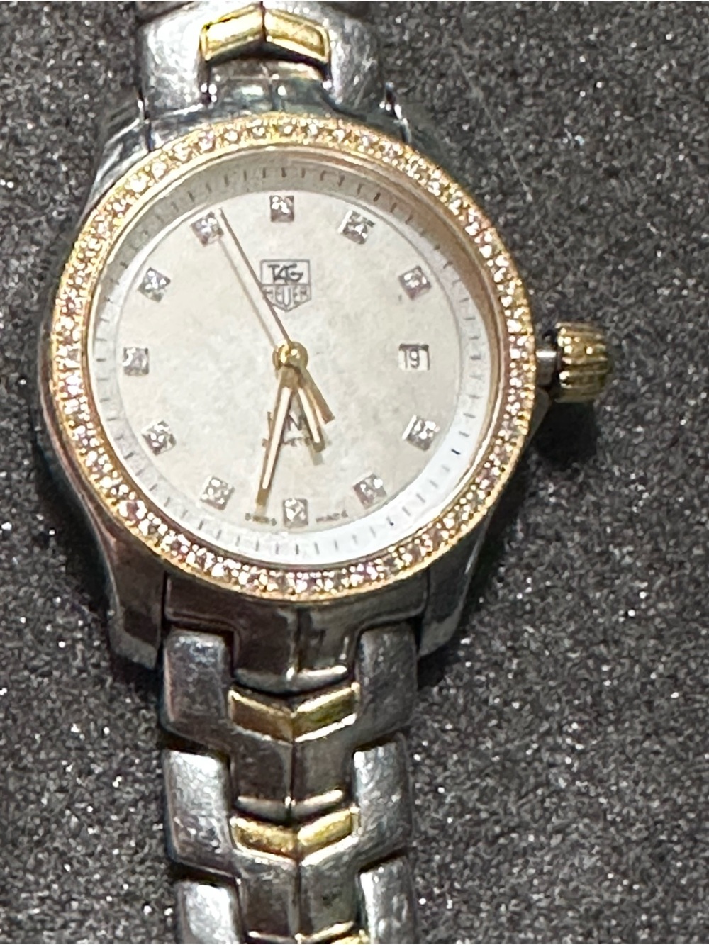 Tag Heuer Silver Stainless Steel Watch Caseback - Brushed Silver Finish